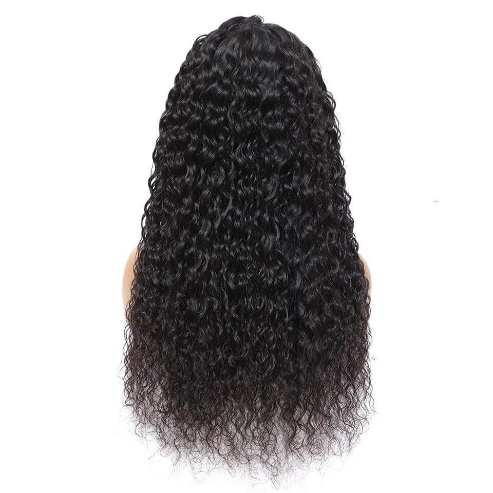 Human Hair 4x4 Lace Closure Water Wave Wig