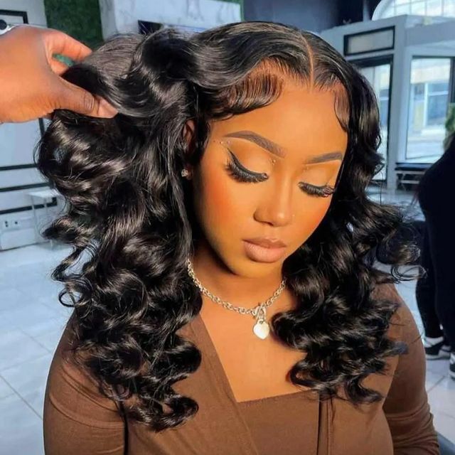 HD - Human Hair 13x6 Lace Front Loose Wave Wig