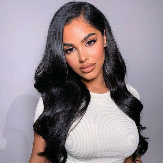 Human Hair 4x4 Lace Closure Body Wave Wig