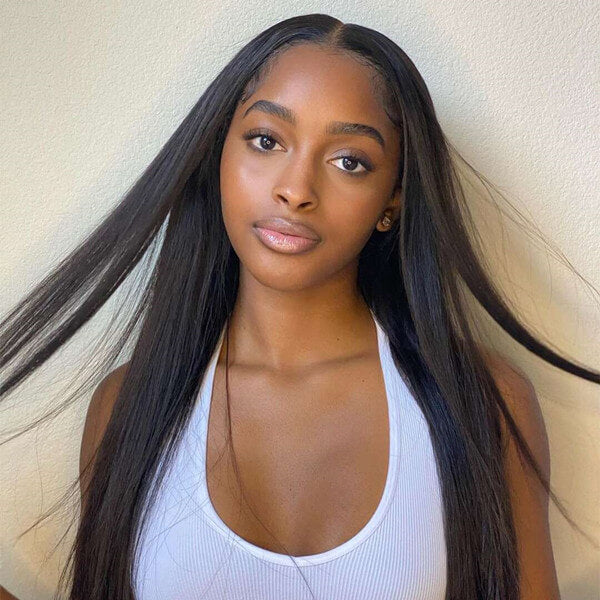 Human Hair 13x4 Full Lace Front Straight Wig