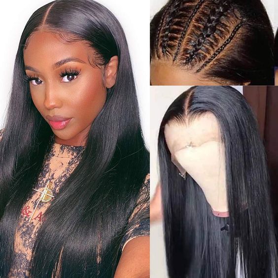 HD - Human Hair 5x5 Lace Closure Straight Wig