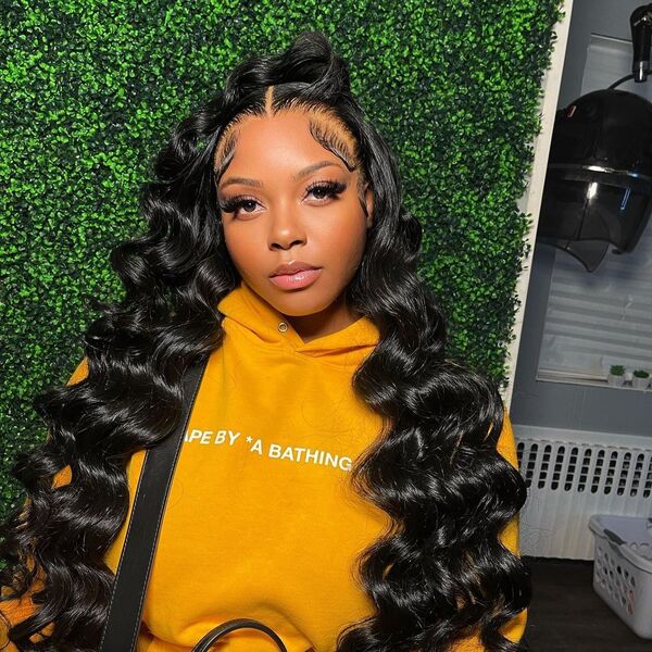 HD - Human Hair 13x6 Lace Front Loose Wave Wig