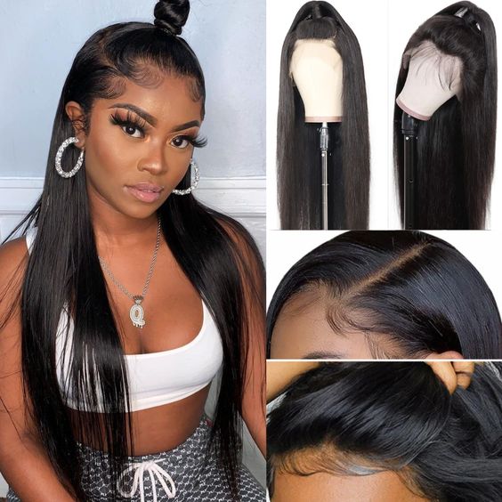 HD - Human Hair 5x5 Lace Closure Straight Wig