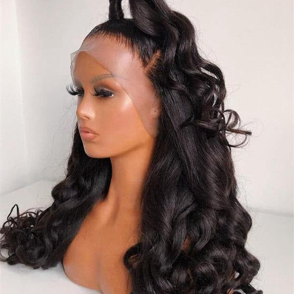 HD - Human Hair 13x4 Lace Front Loose Wave Wig