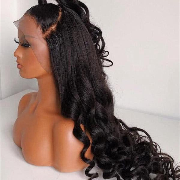 HD - Human Hair 4x4 Lace Closure Loose Wave Wig