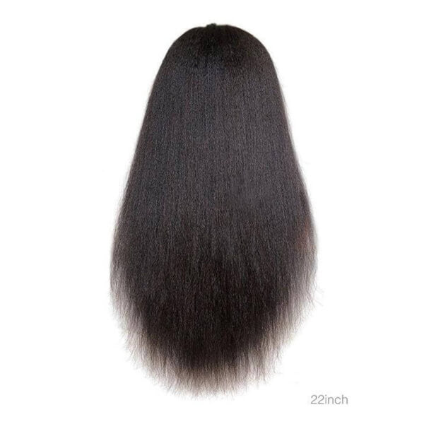 HD - Human Hair 4x4 Lace Closure Kinky Straight Wig