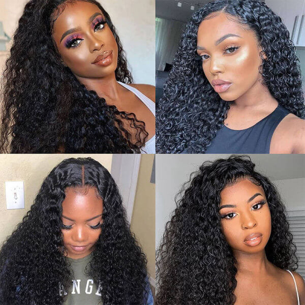 HD - Human Hair 5x5 Lace Closure Water Wave Wig