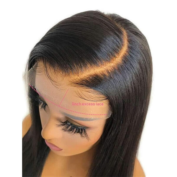 Human Hair 13x4 Full Lace Front Straight Wig